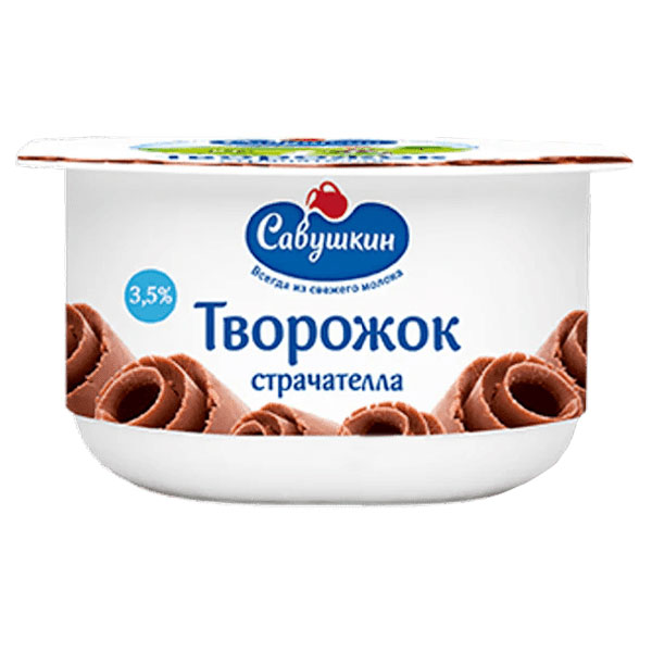 Curd Dessert Strachatella Chocolate 3.5% – 4.23 oz (120gr)